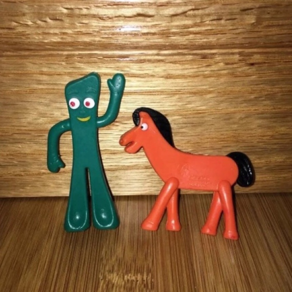 Vintage Gumby & Pokey Mini Figures